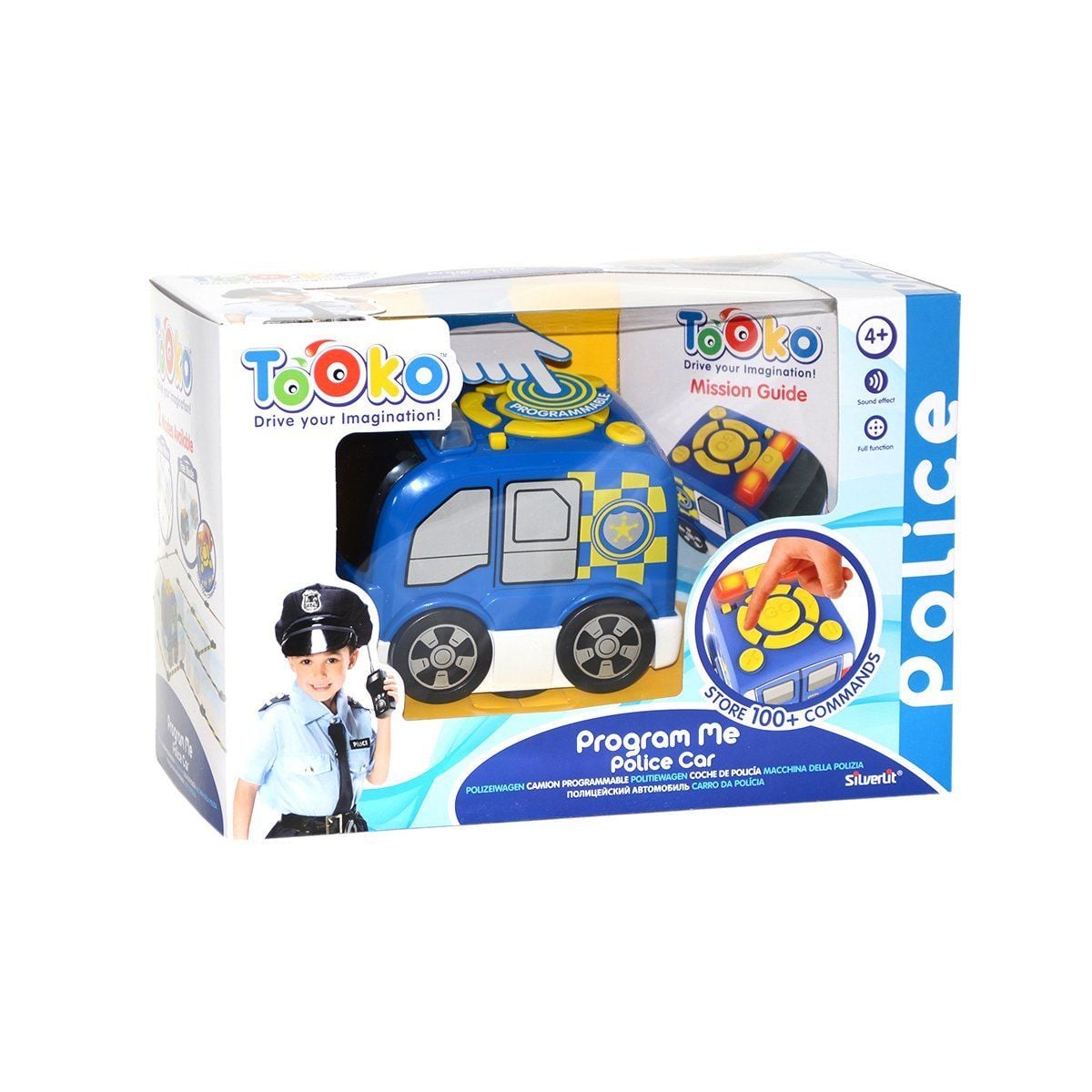 Sil/81471 Silverlit Tooko Programlanabilen Polis Aracı Oyun Seti