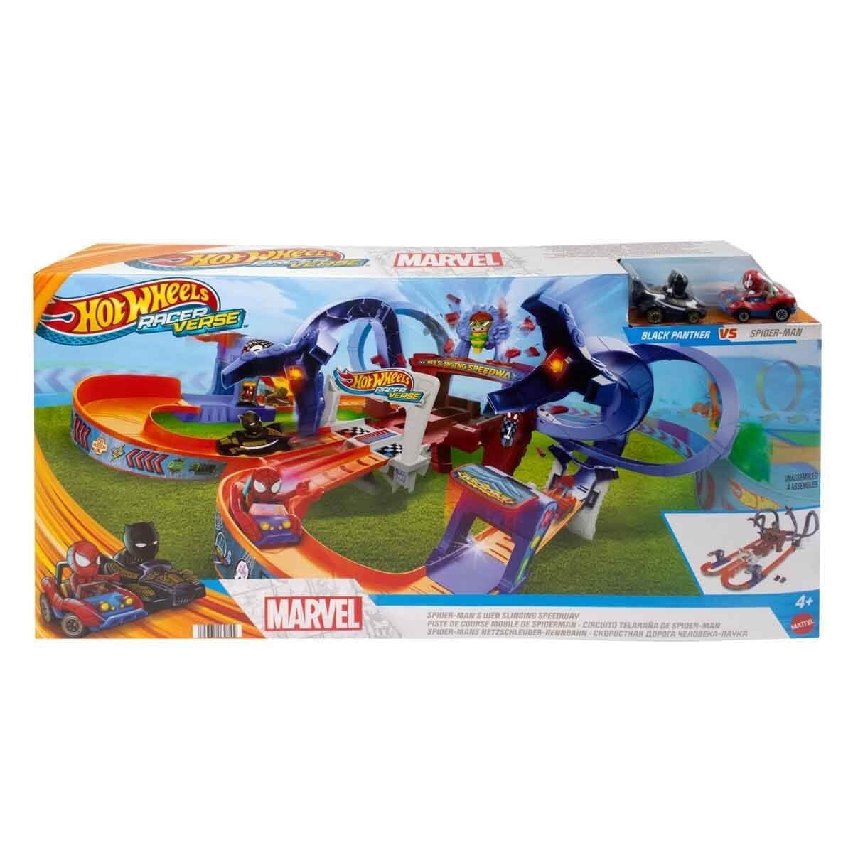 Hpl34 Hot Wheels Racerverse Marvel Pist Seti