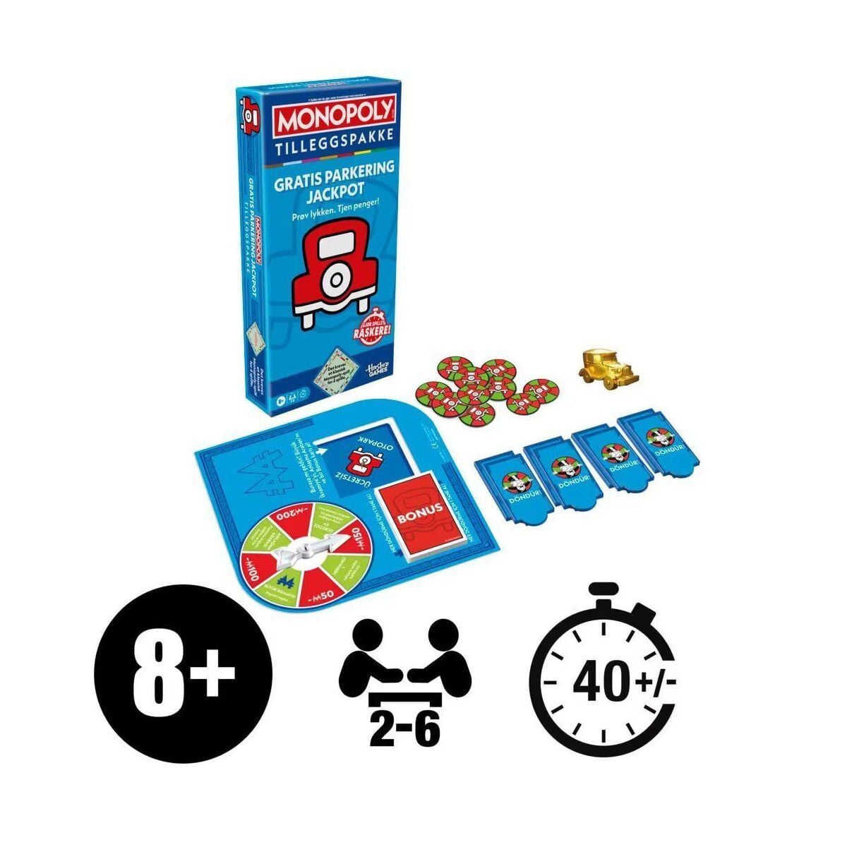G0718 Monopoly Ücretsiz Otopark İkramiyesi- Genişletme Paketi