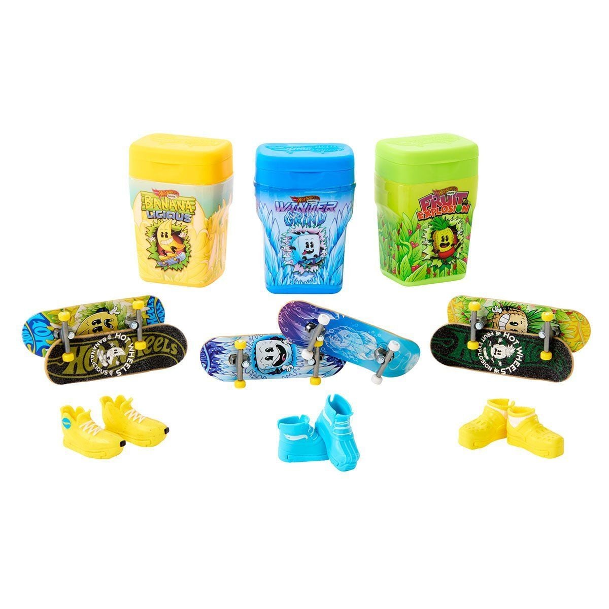 Htp10 Hot Wheels Skate İkili Parmak Kaykay Kutusu (Aromalı Sakız Kutusu Temalı)