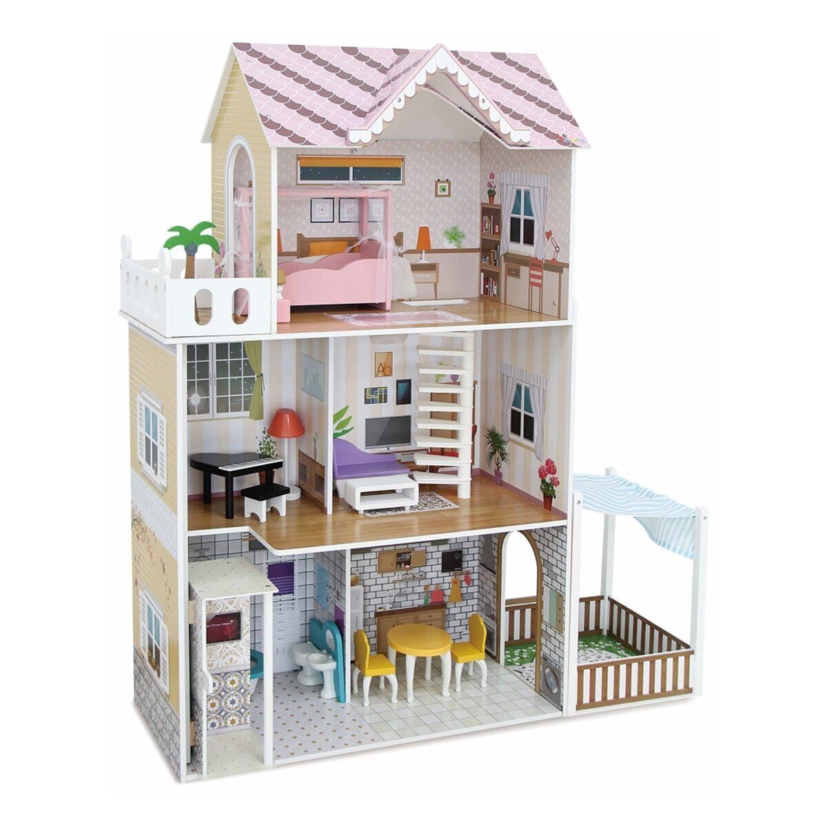 Tx1195 Ahşap 3 Katli 15 Parça Aksesuarli