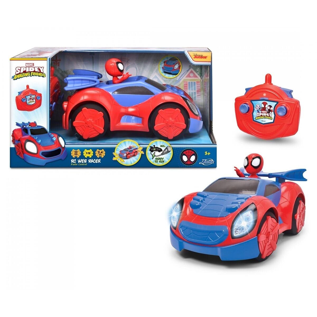 203225000 Rc Spi̇dey Web Racer 1 18