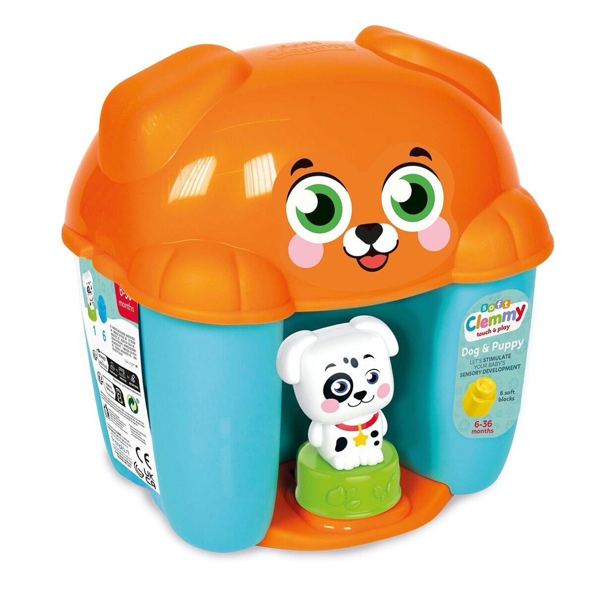 17769 Soft Clemmy- Yumuşak Blok Kova Seti Köpekçik