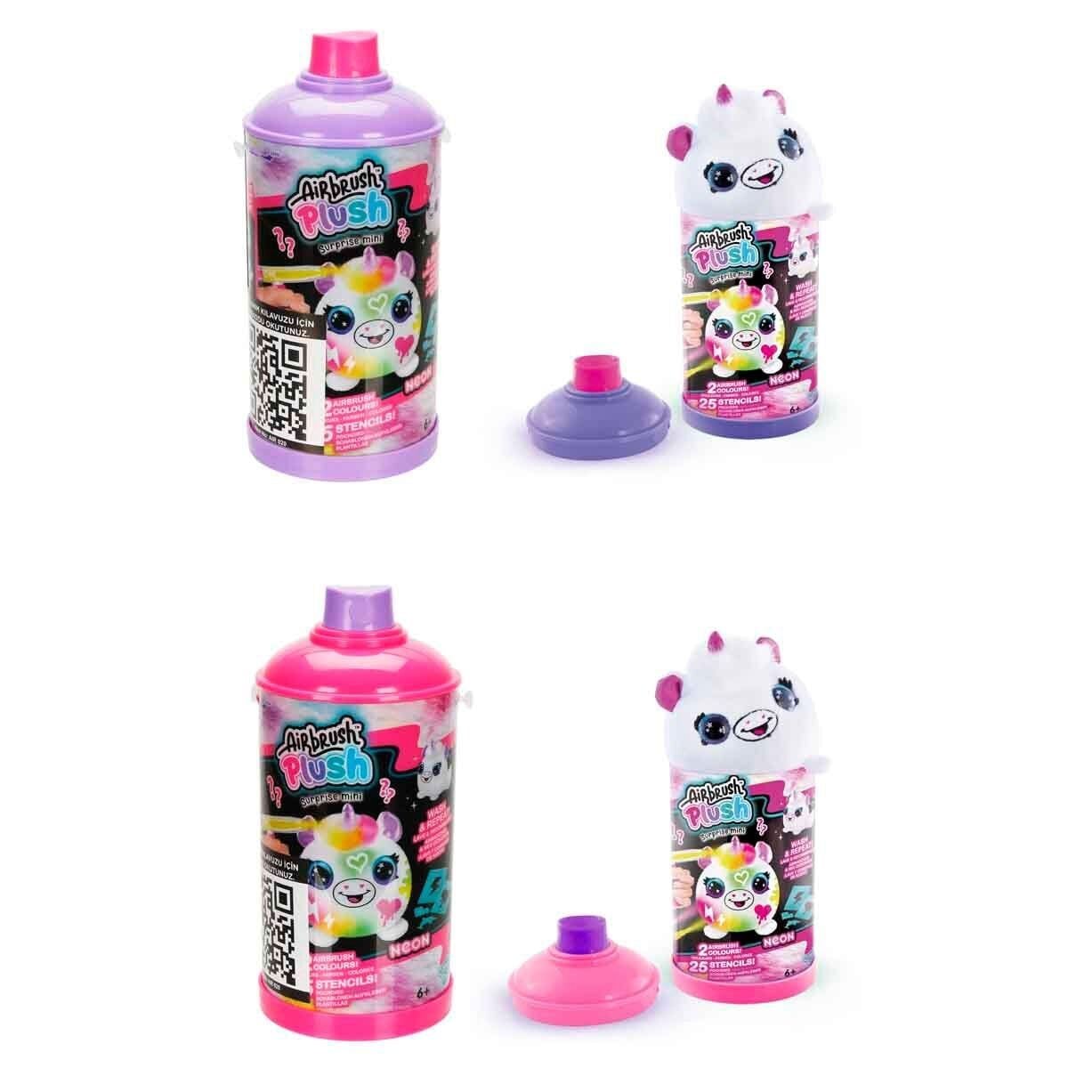 45521 Sun-Cnl-Hobi̇ Set Airbrush Plush Mystery Mini Plush Neon Series 2
