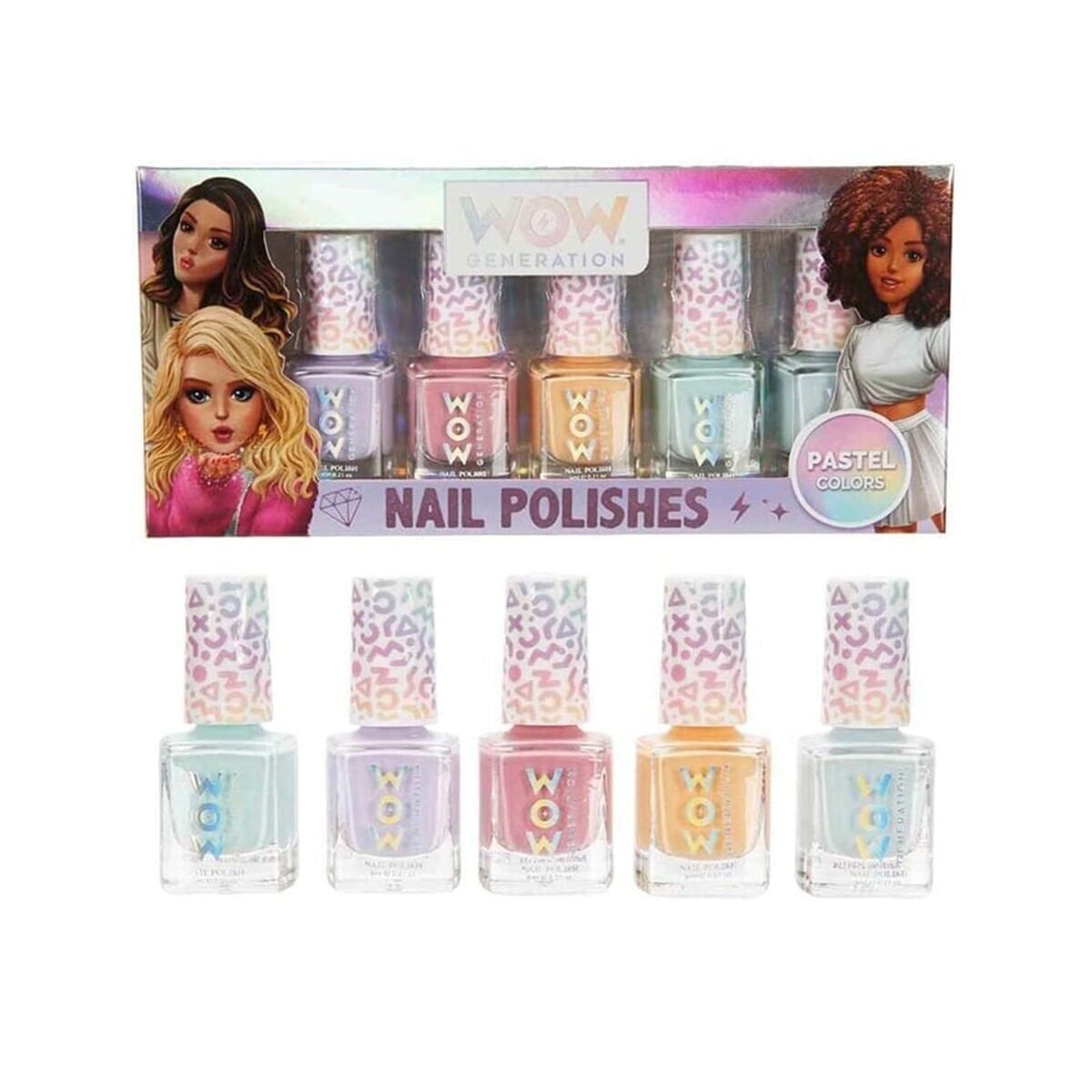 S00086712- Wow Generation Pastel Renkli 5Li Oje Seti