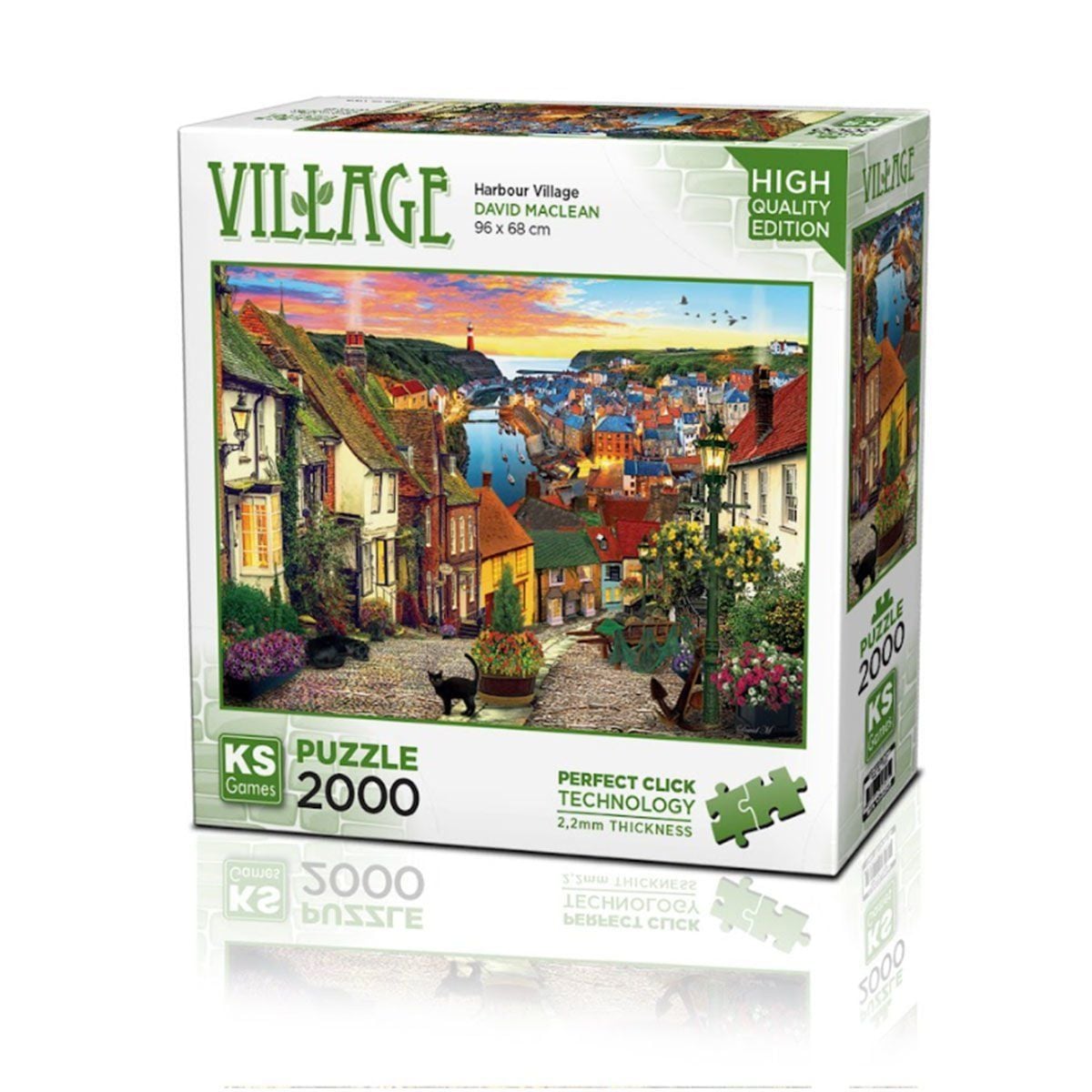 22525 Harbour Village 2000 Parça Puzzle-Ks Puzzle