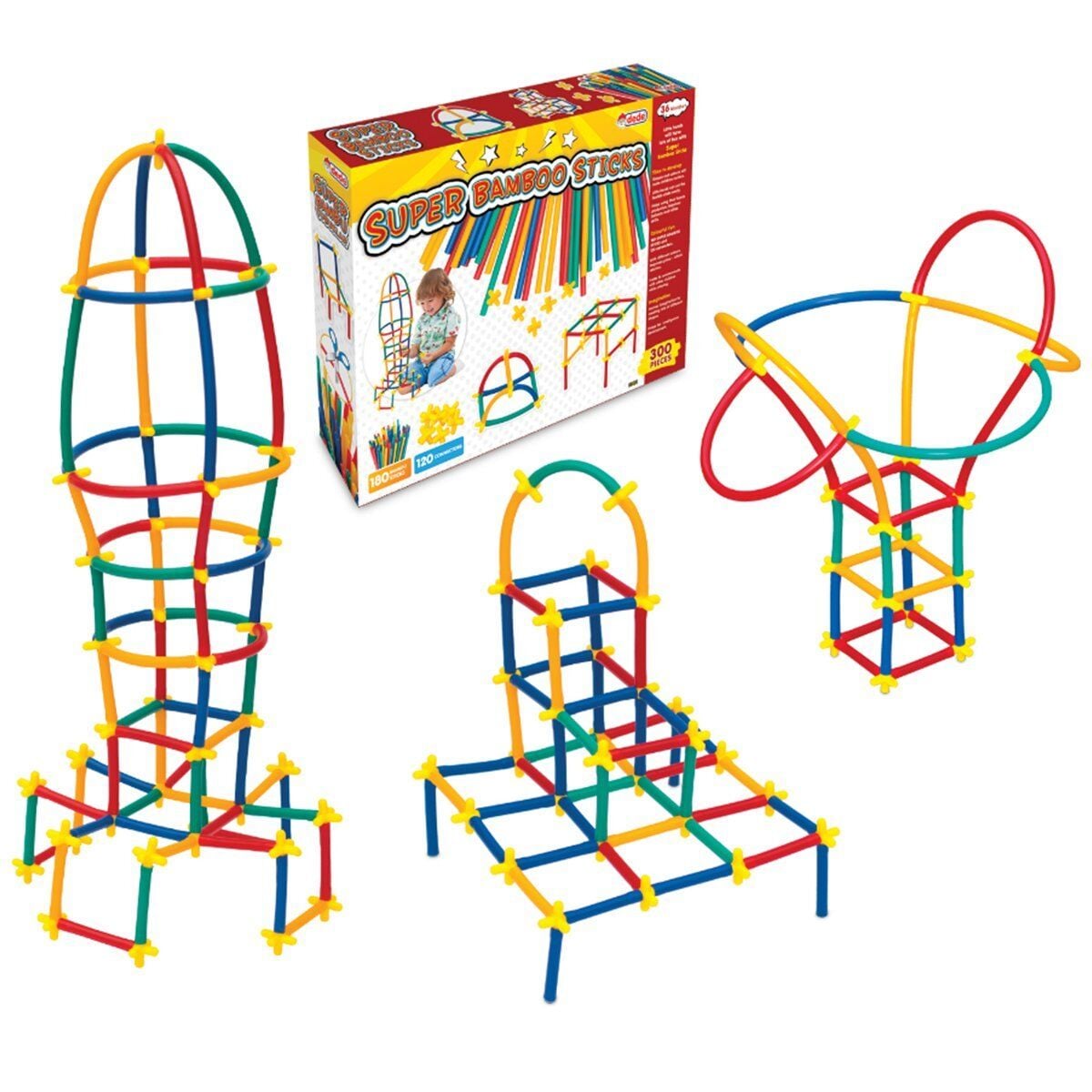 03462 Dede, Süper Bambu Çubuklar- 300 Parça / +3 Yaş