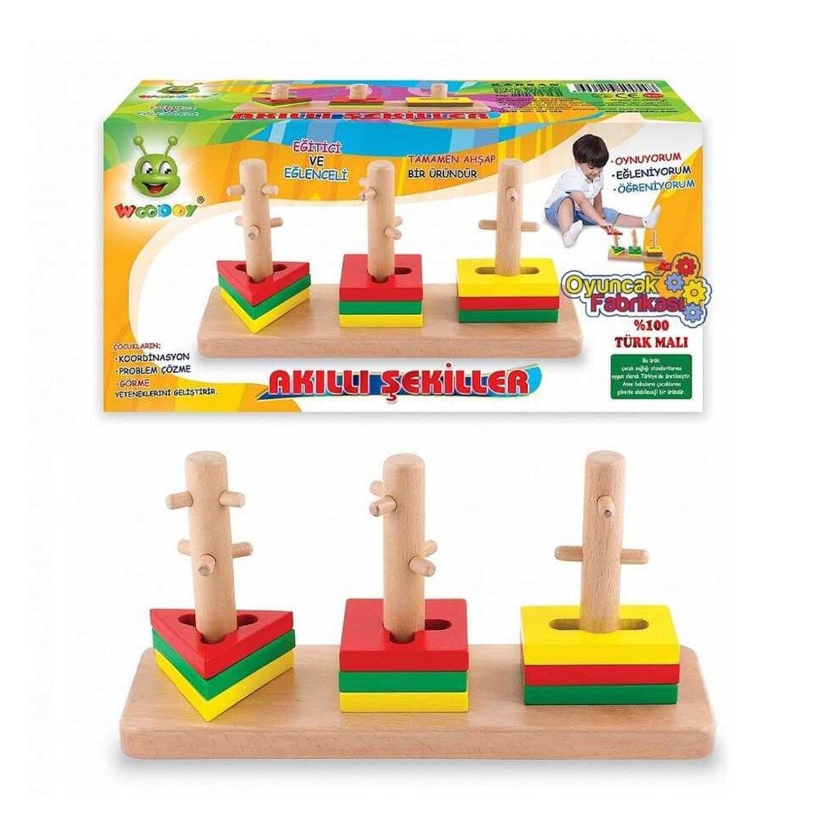 054Kr Karsan Ahşap Akıllı Şekiller