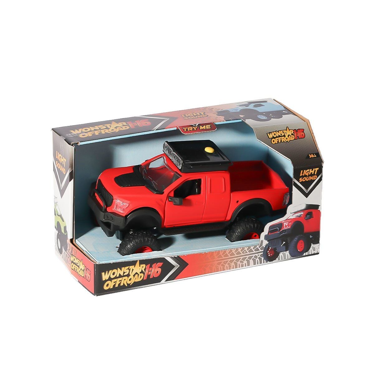 4016 Sesli Ve Işıklı Wonstar Offroad Araba 1:16-Zuzutoys