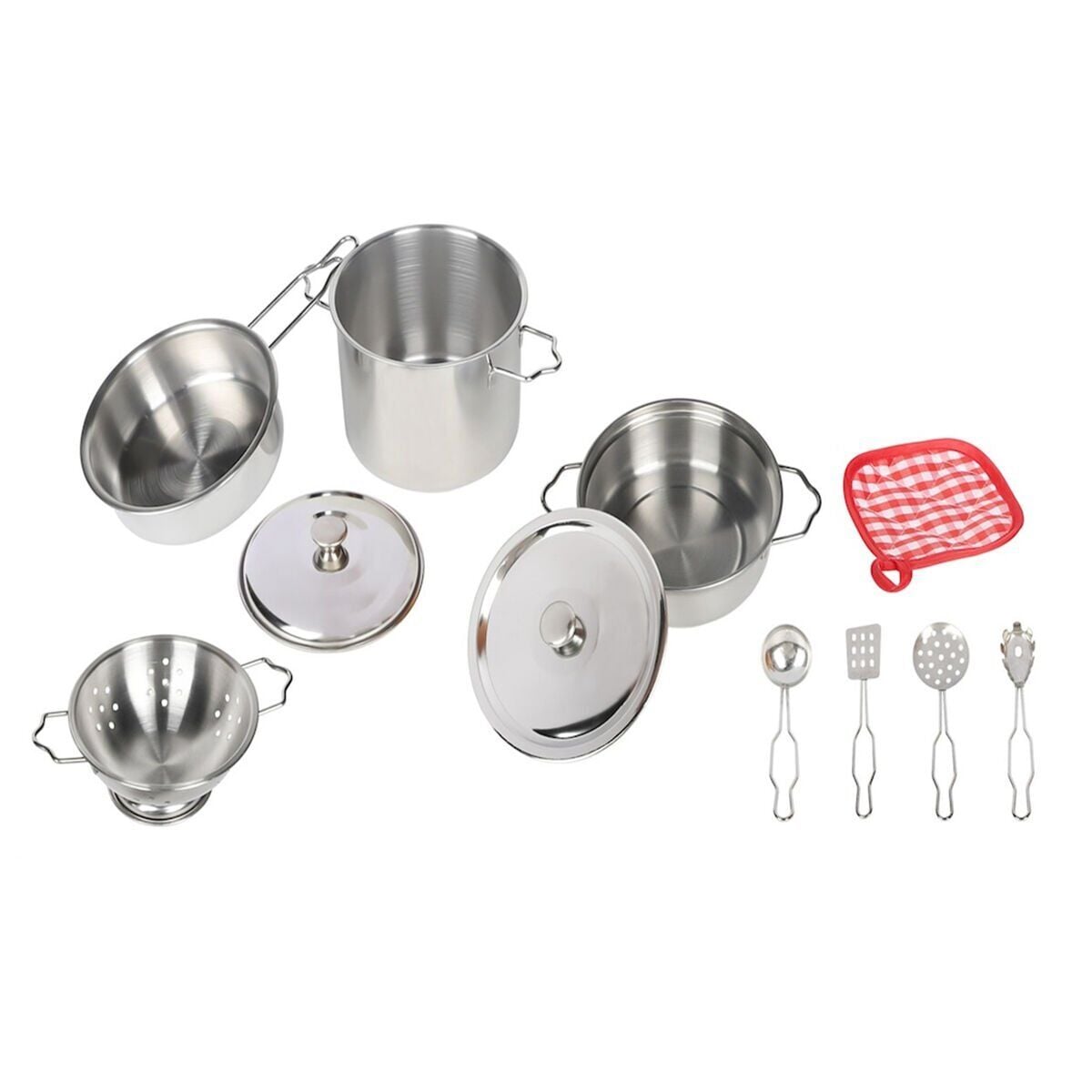 Atf-3815-1A 11 Parça Çeli̇k Tencere Tava Set
