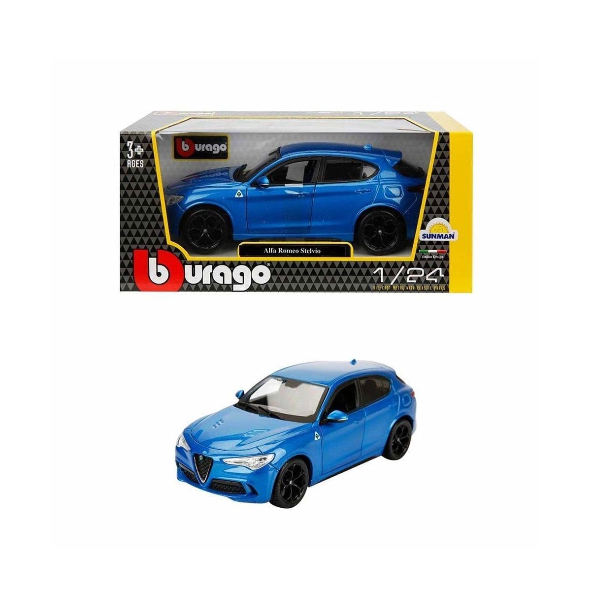 21086 1:24 Alfa Romeo Stelvio Model Araba-Sunman