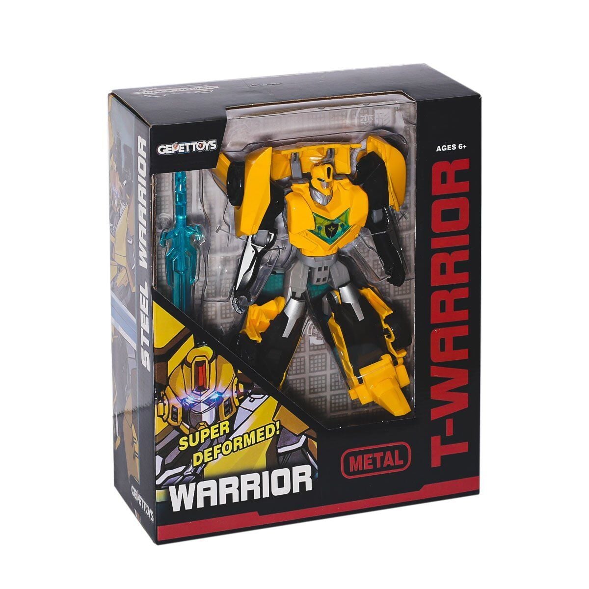 Lj1651 Metal Gövdeli Dönüşebilen Robot-Gepettoys