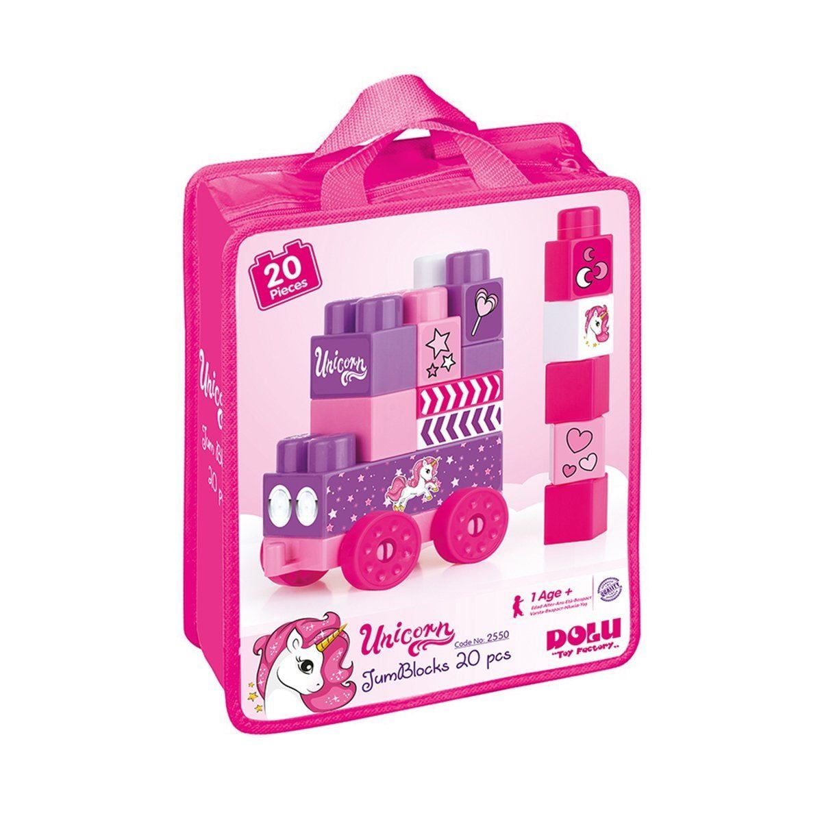 2550 Unicorn Çantali Mega Blok 20 Li