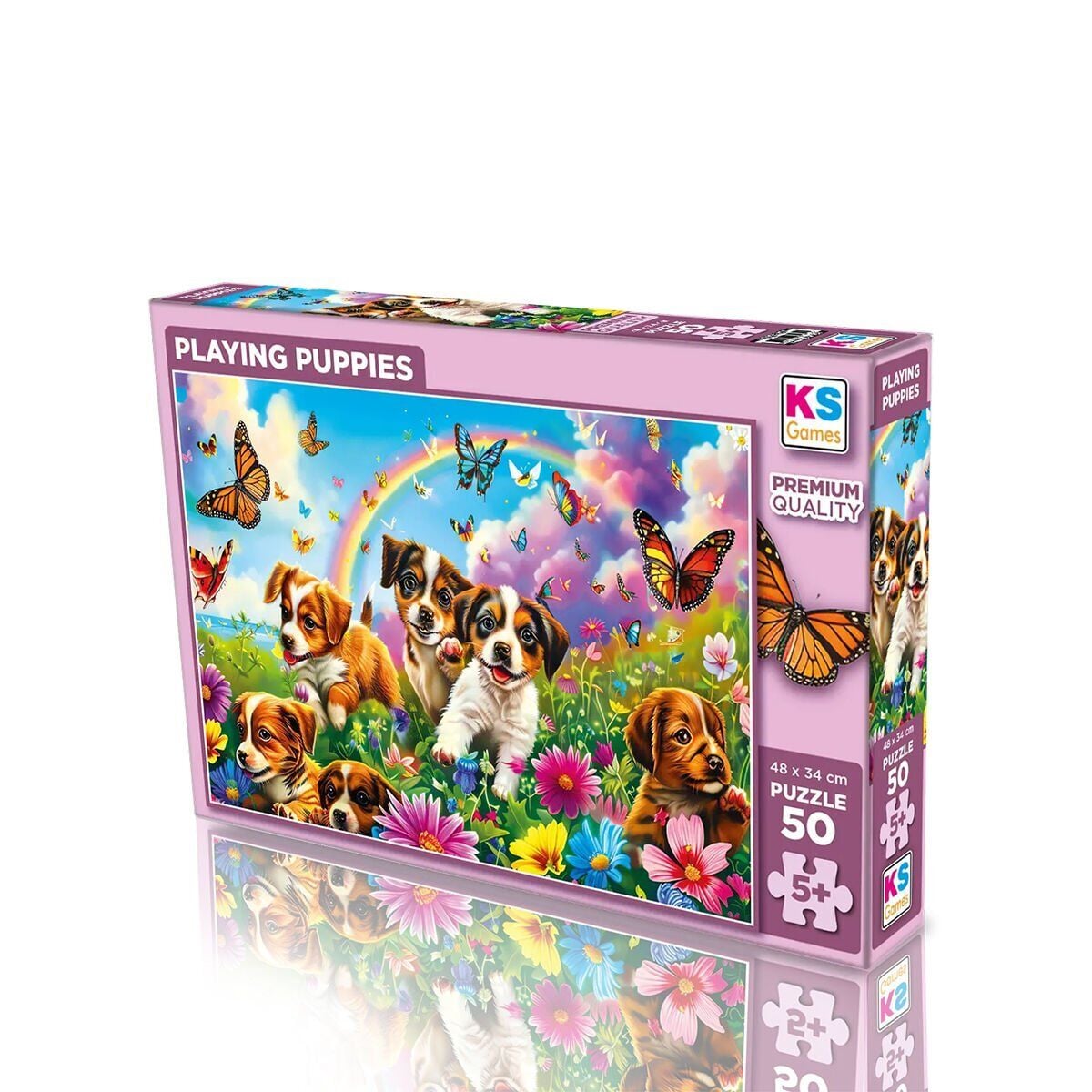 31754 Playing Puppies 50 Parça Puzzle