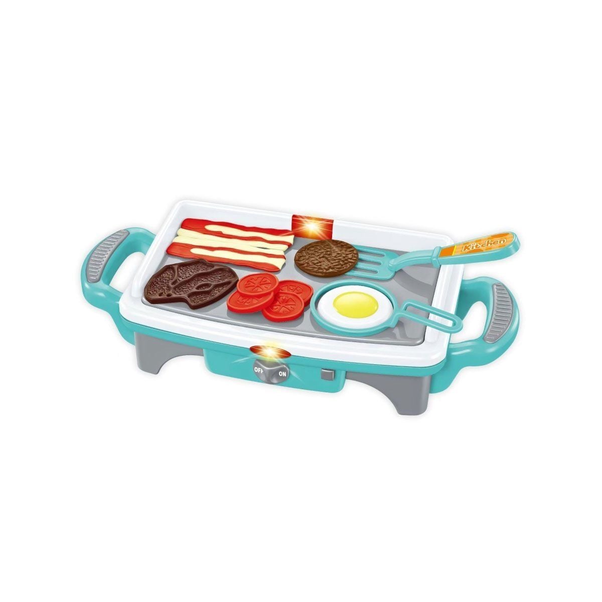 Qf2908P-1-Qf2908G-1 Işıklı Aksesuarlı Teppanyaki Izgara-Vardem Oyuncak