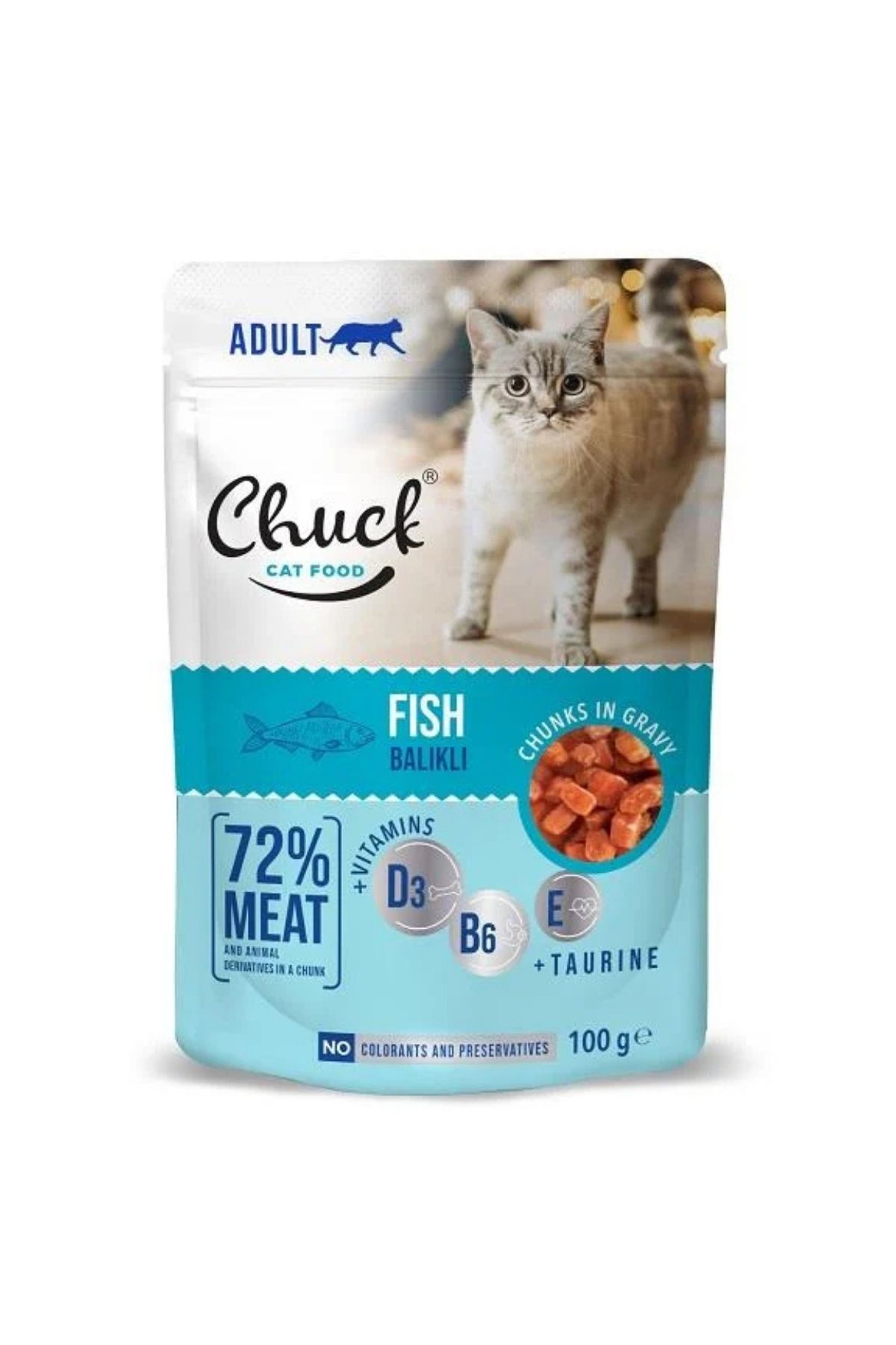Fish Balıklı Yetişkin Kedi Konservesi- 100 G.