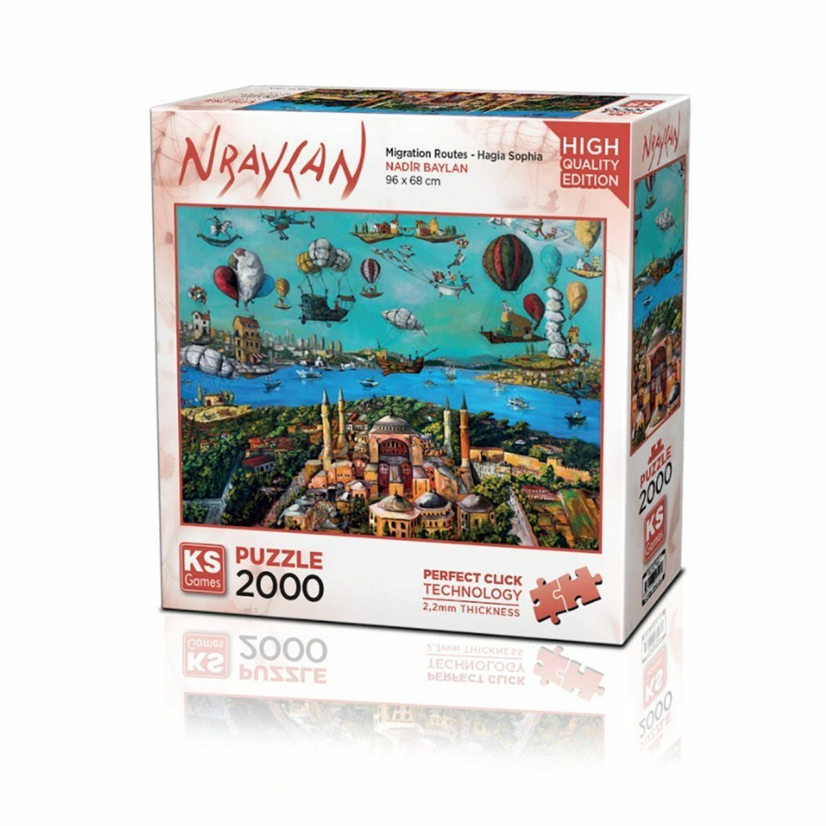 22523 Migration Routes Hagia Sophia 2000 Parça Puzzle-Ks Puzzle