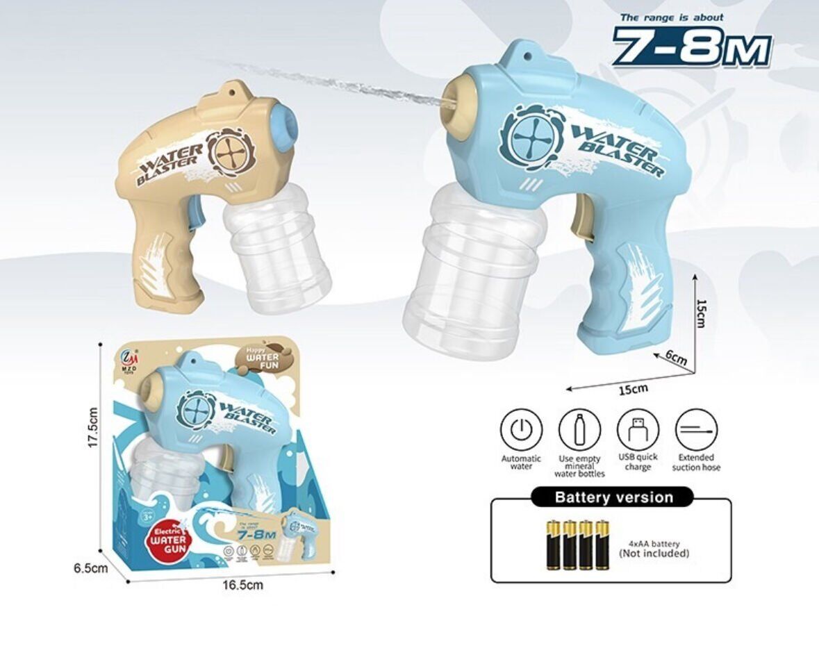 X3 Pi̇lli̇ Otomati̇k Su Tabancasi