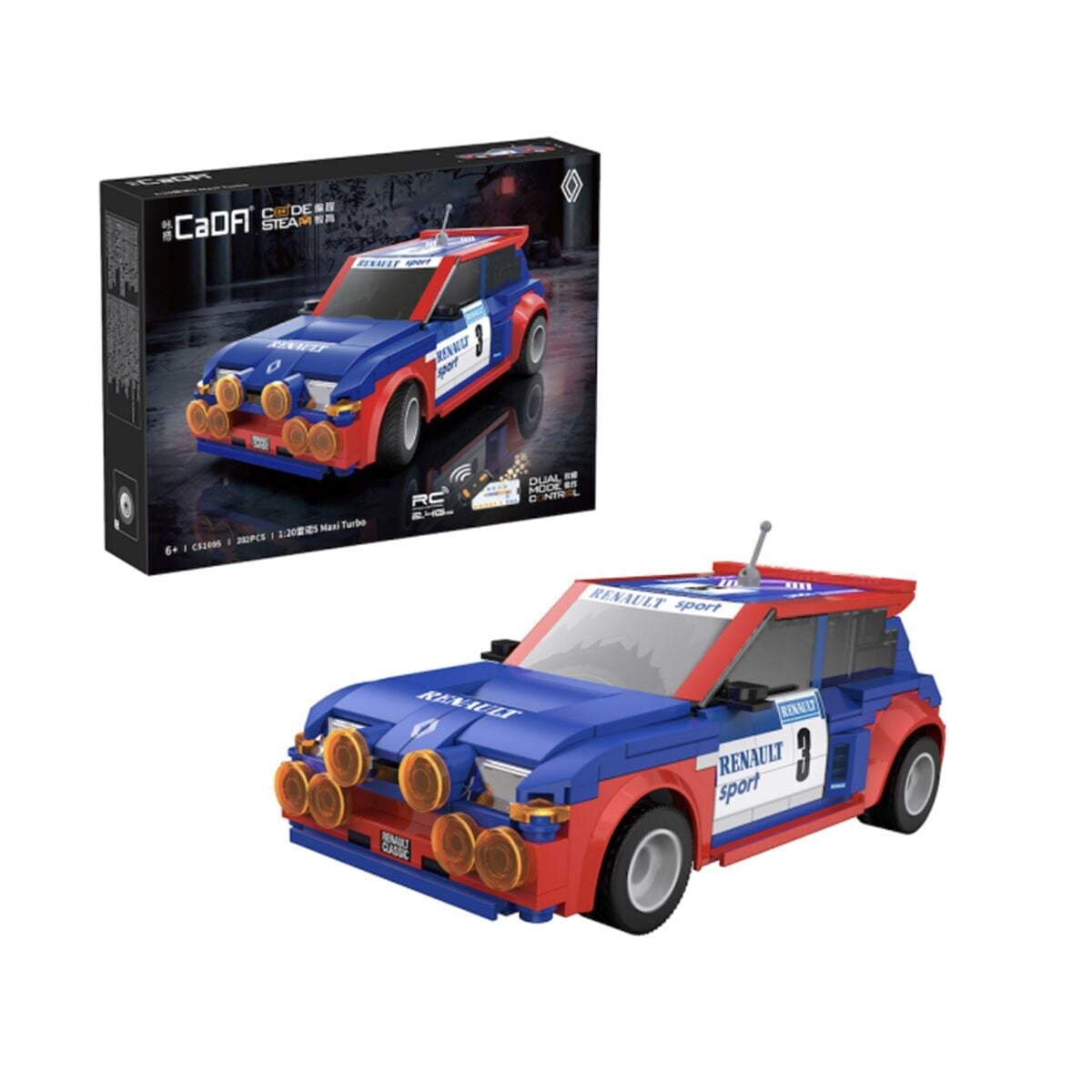 C5109W Cada Renault 5 Maxi̇ Turbo 282 Parça Block Oyuncak
