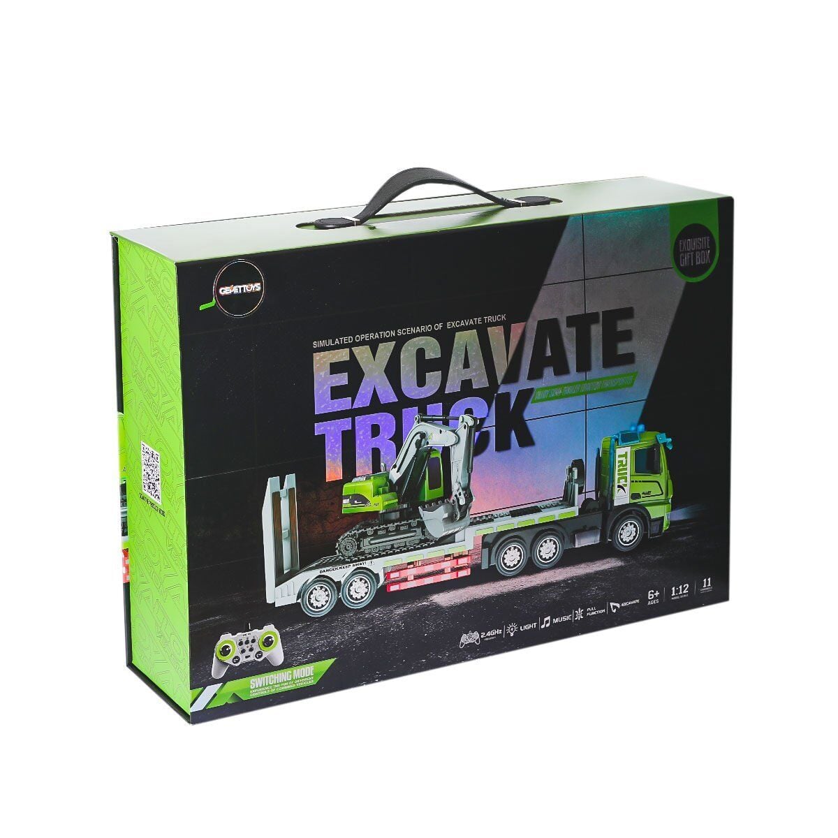 Hj8010 Kumandalı Tır Excavatör-Gepettoys