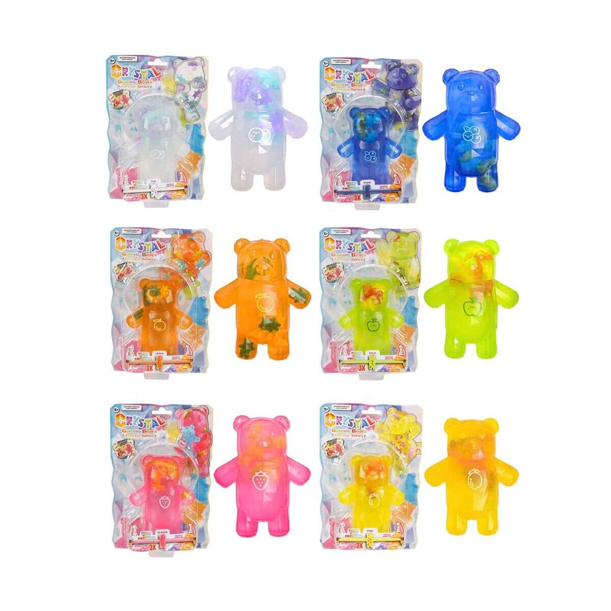 12348 Sun-Btf-Fi̇gür Crystal Gummy Bears Forever Series 14Cm 6A(,.)