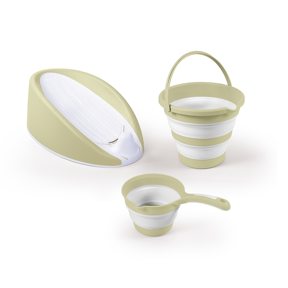 7571 Üçlü Bebek Banyo Seti̇- Eco Green