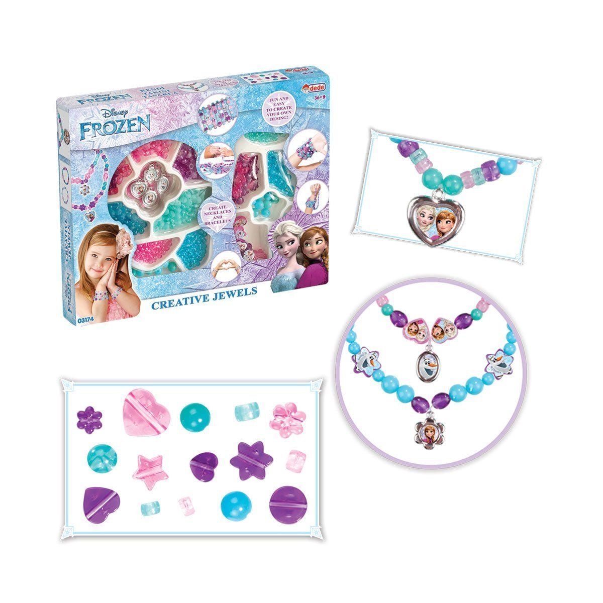03174 Frozen Takı Seti 2'Li-Dede