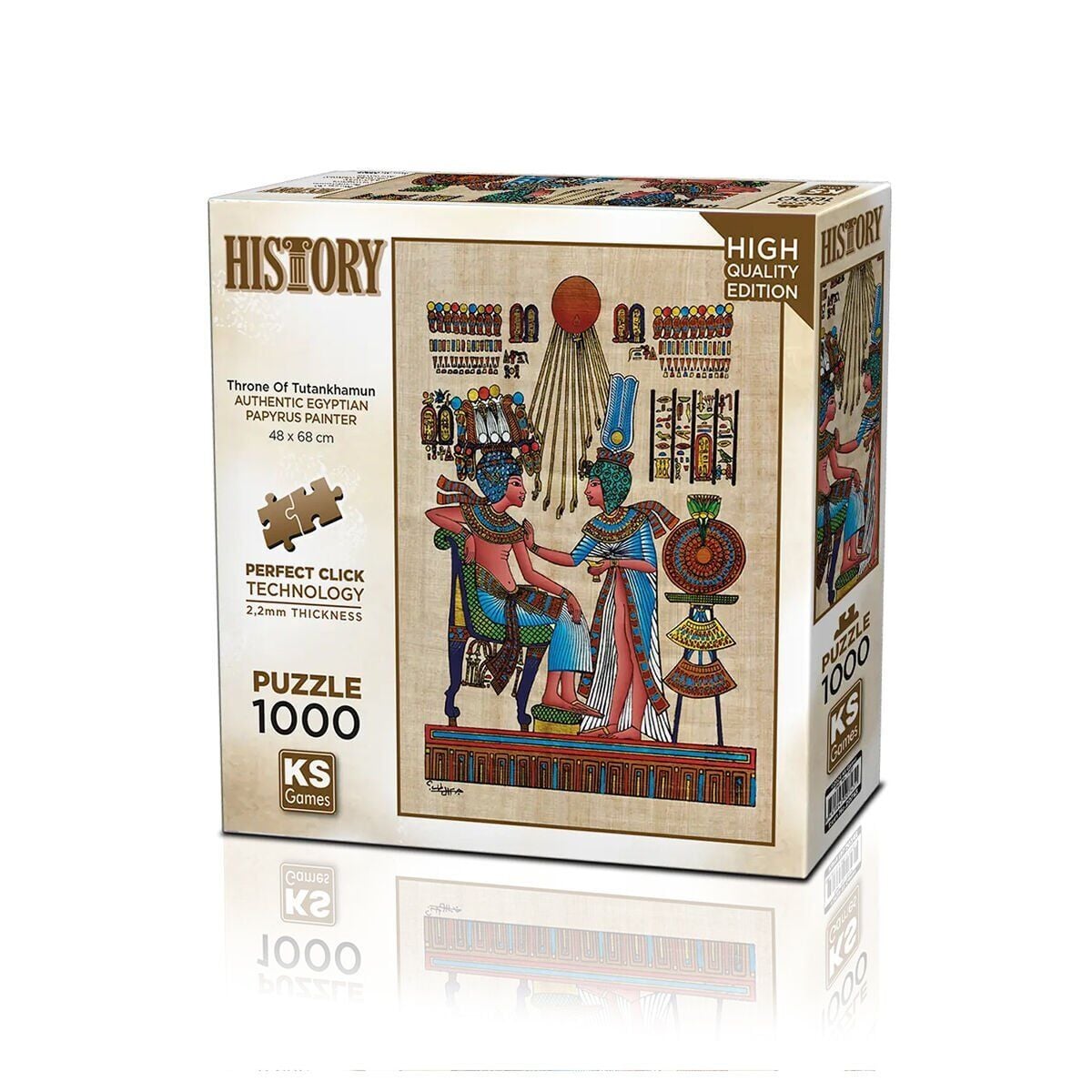 20743 Puzzle 1000 Papi̇rus Throne Of Tutankhamun