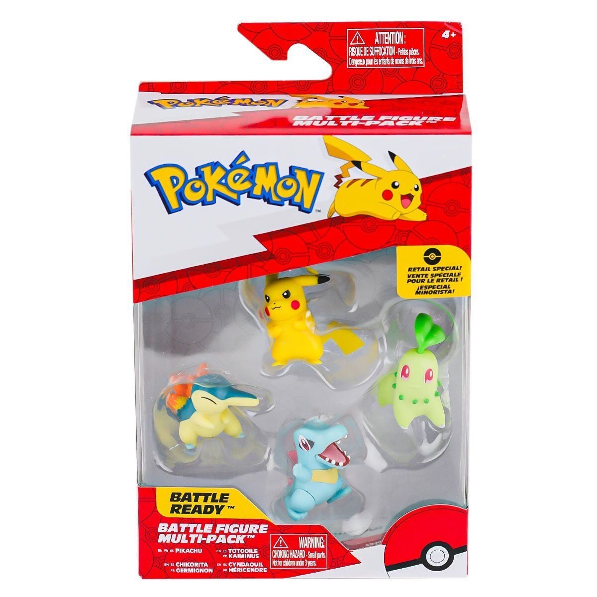 Pok Pkw2578 Pokemon Battle 4 Lü Figür Seti