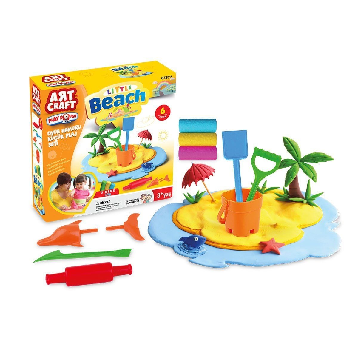 03577 Plaj Seti̇ Oyun Hamuru 150 Gr.