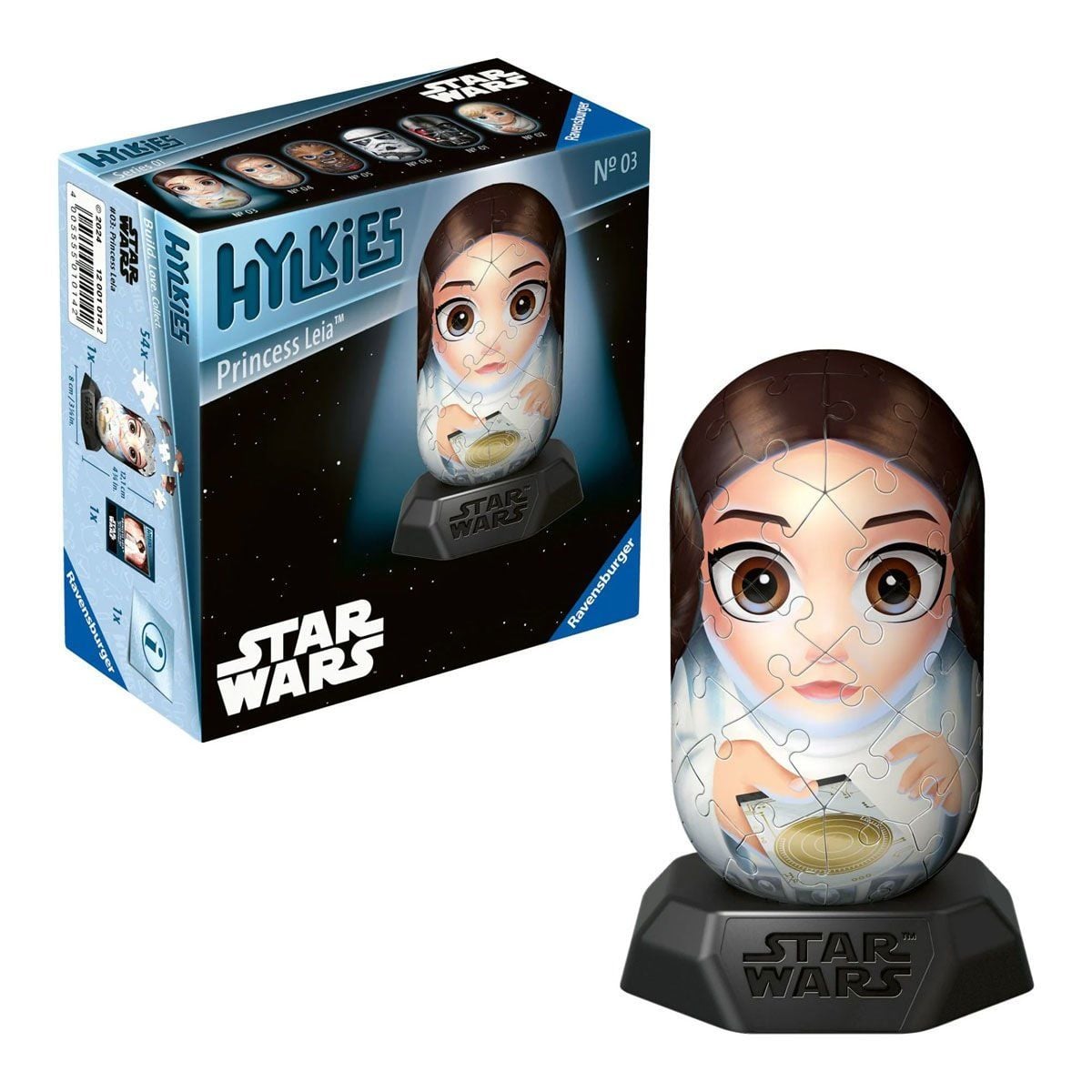 010142 Hylkies- Prenses Leia 54 Parça Puzzle- No:03- Ravensburger