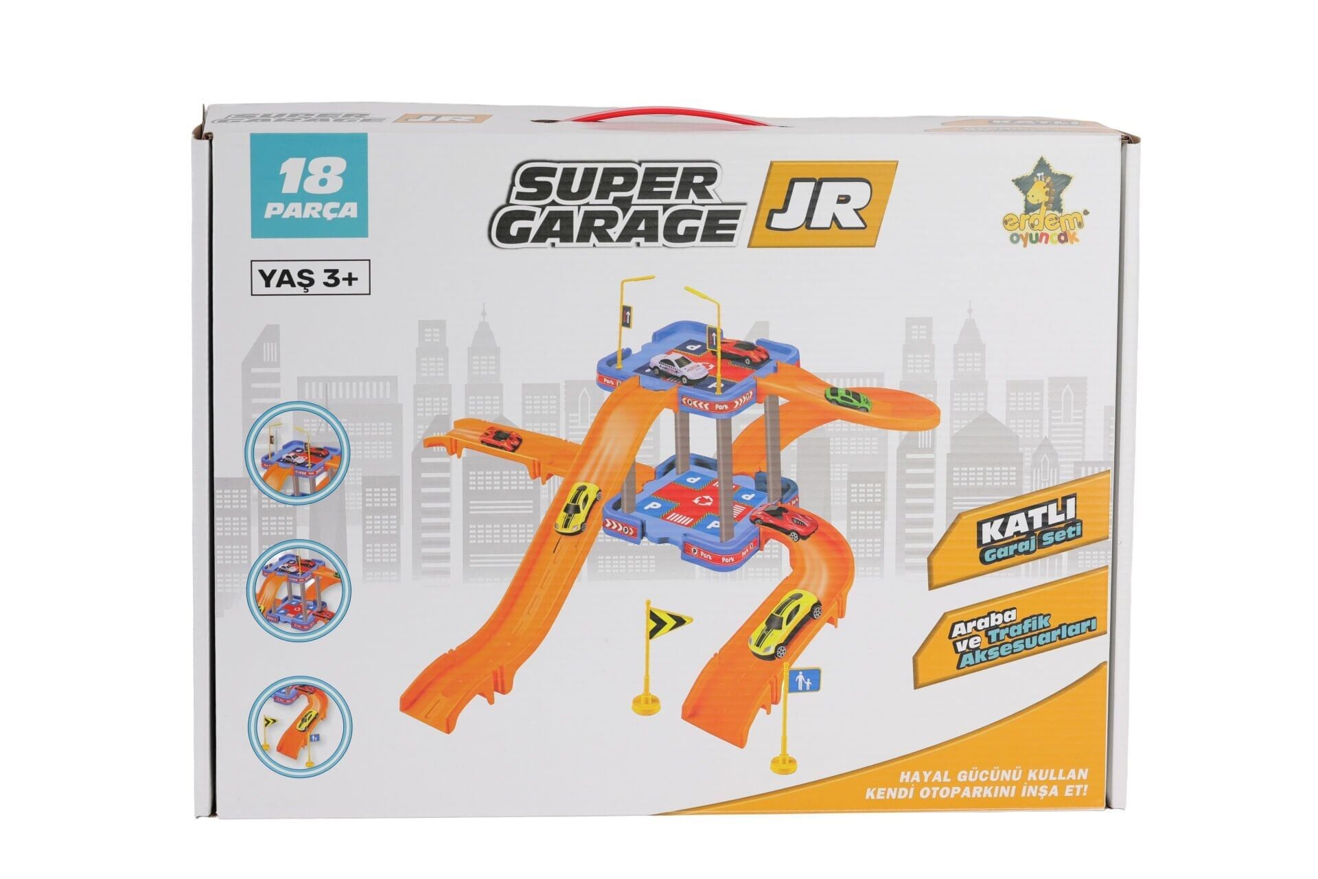 Er-200 Süper Garage Jr Otopark Set