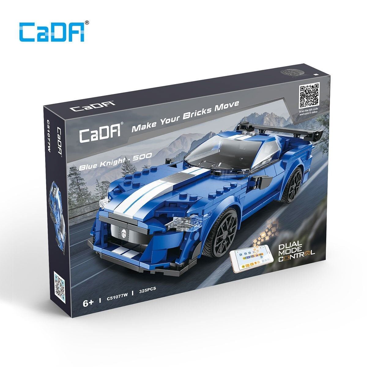 C51077W Cada Blue Knight Blok Seti 325 Parça-Vagon Life