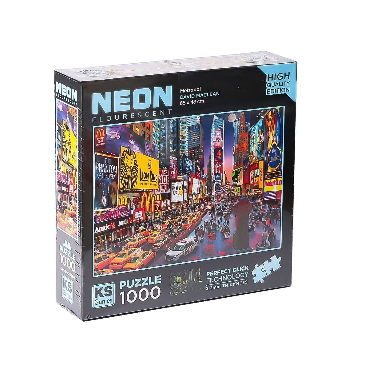 20766 Neon Metropol 1000 Parça Puzzle-Ks Puzzle