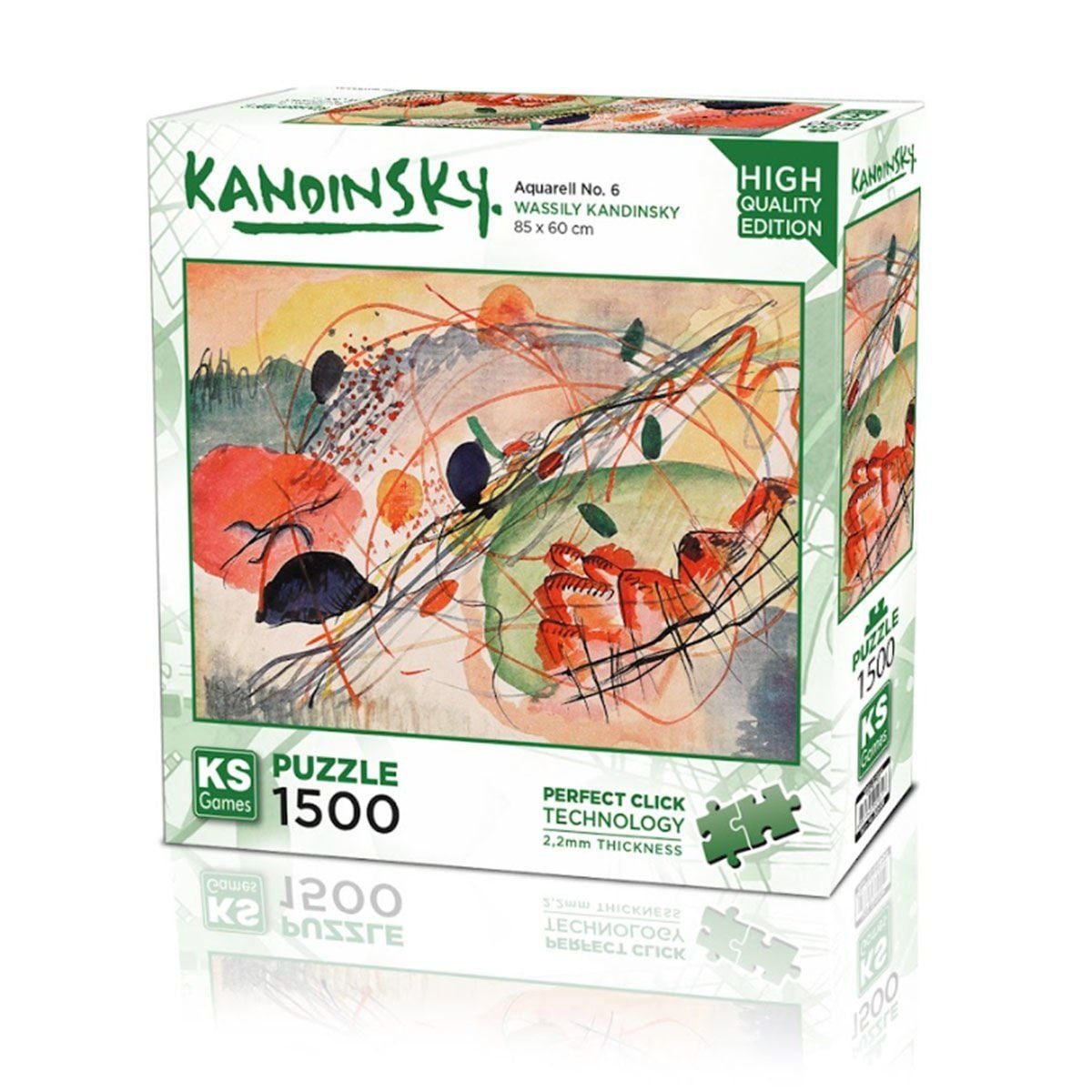 22031 Aquarell No:6 1500 Parça Puzzle-Ks