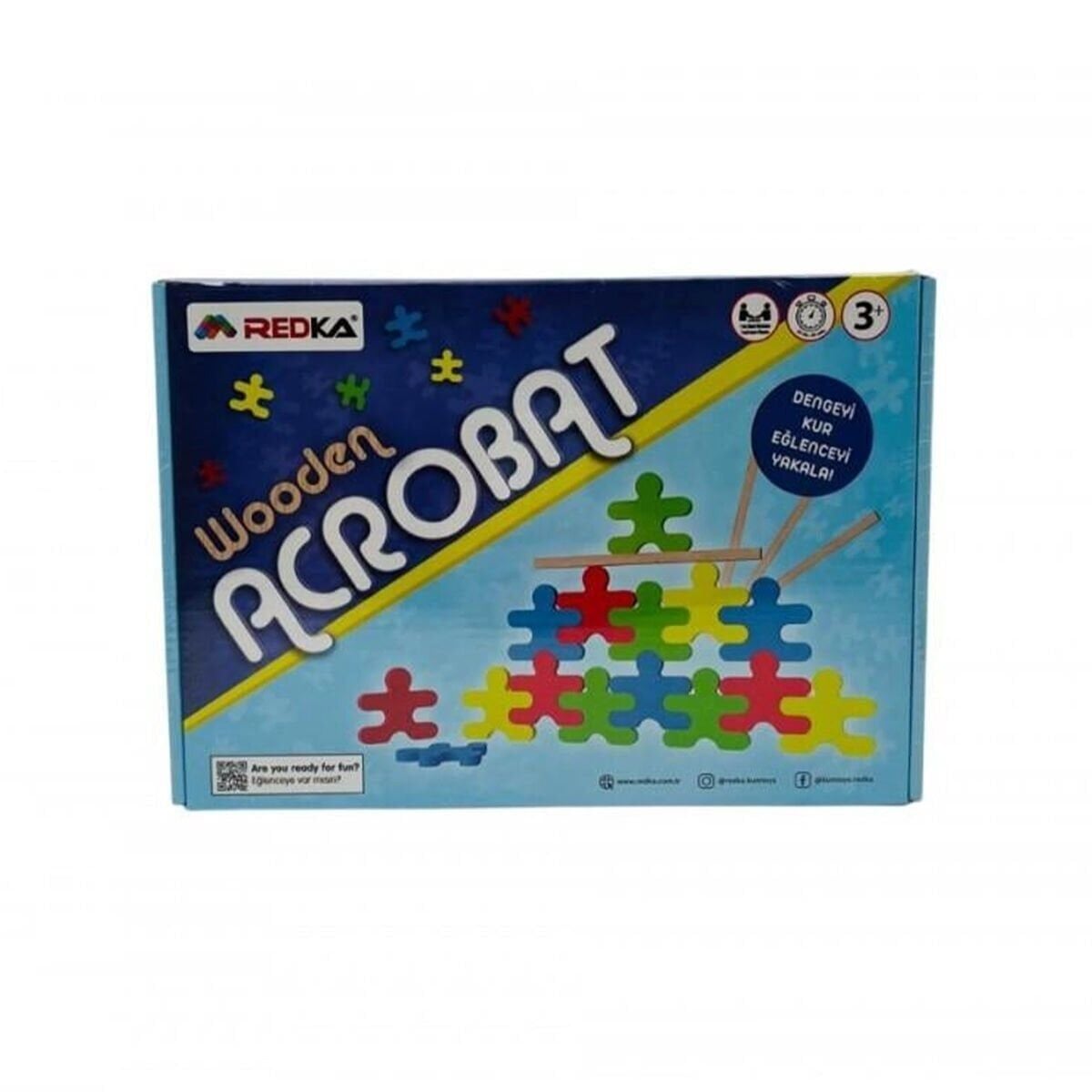 Rd5684 Wooden Acrobat
