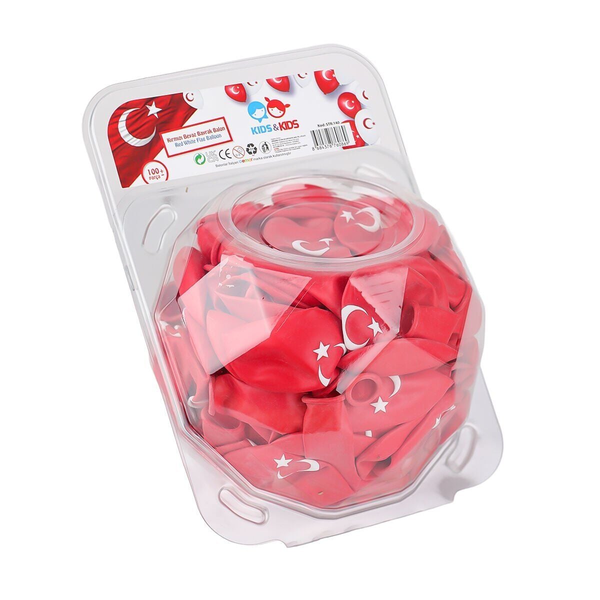 Str-140 Bayrak Balon 100Lü