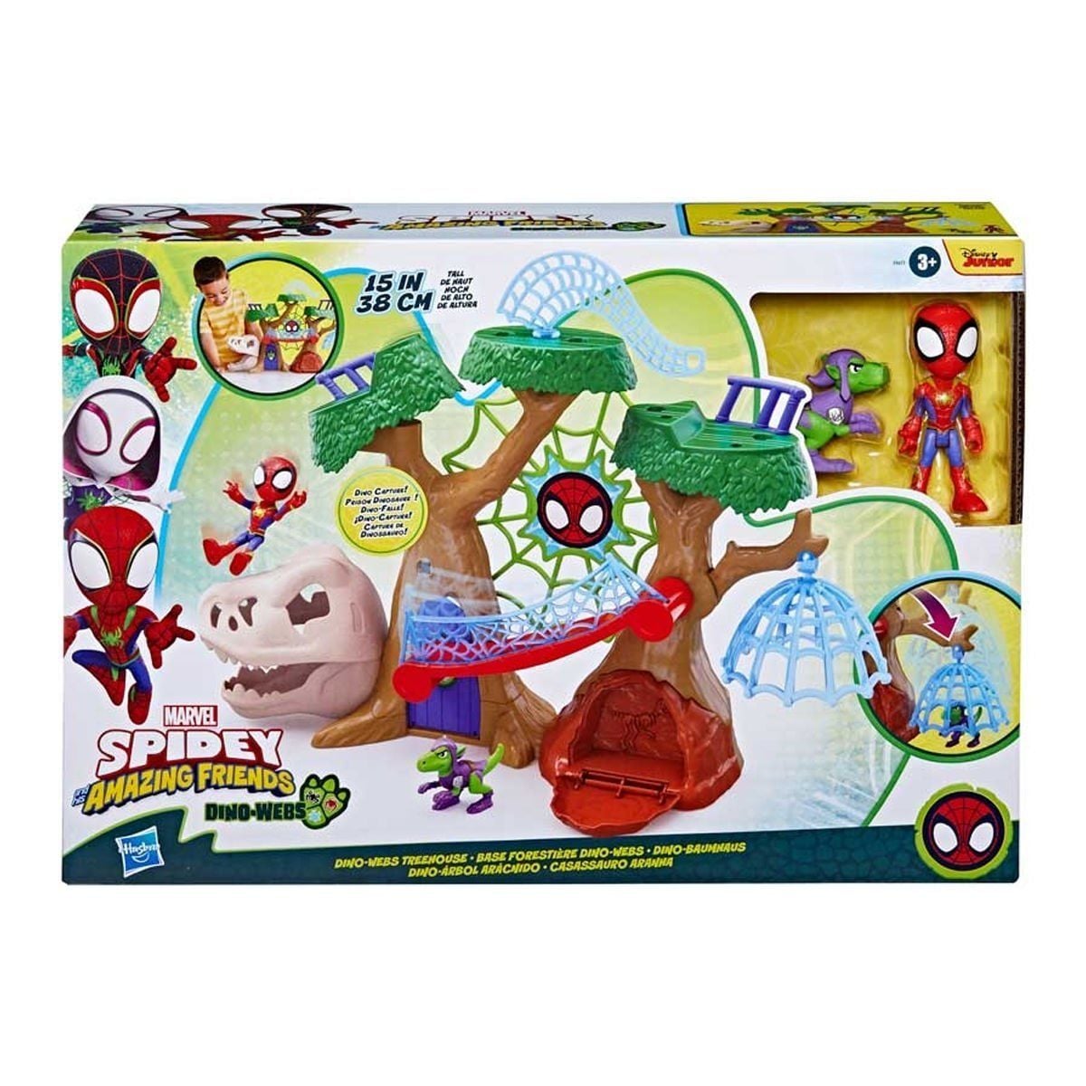 F9477 Spidey Ve İnanılmaz Arkadaşları- Dino Webs Ağaç Evi Set