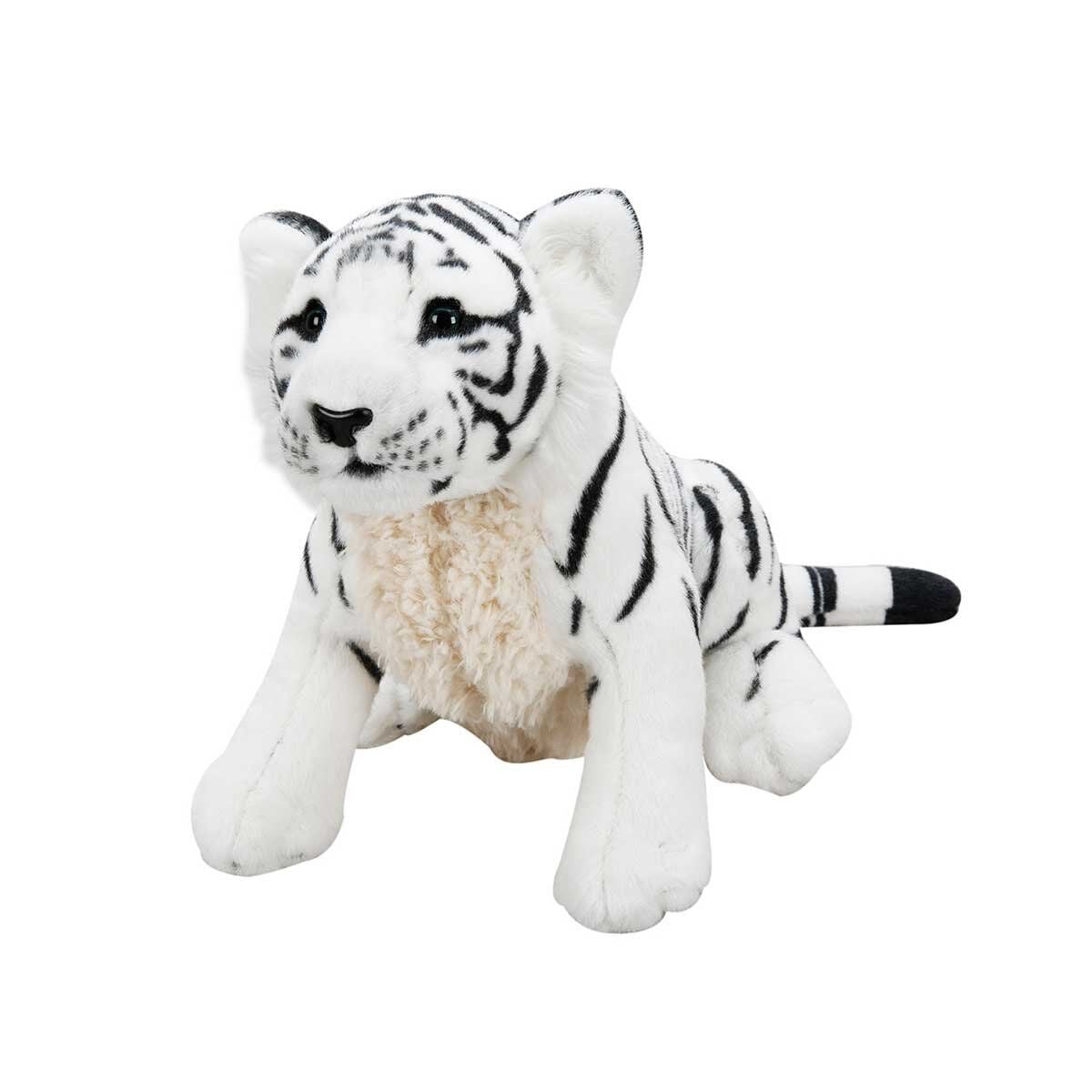 1415 Peluş Yavru Beyaz Kaplan 45 Cm