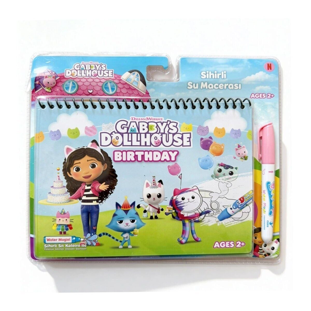 Bk0011 Gabby Dollhouse Li̇sansli Boyama Ki̇tabi