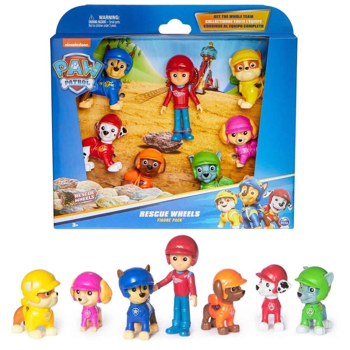 70443 Sun-Spm-Fi̇gür Set Paw Patrol Rescue Wheels Temali 7Li̇