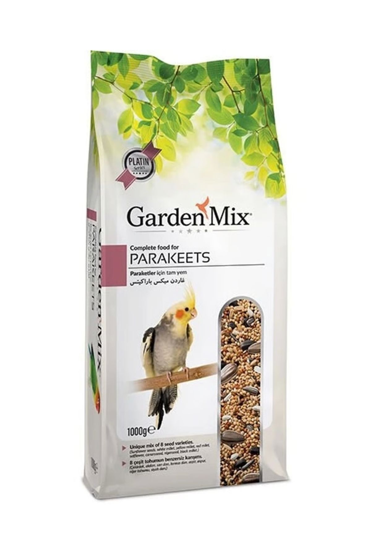 Platin Paraket Kuşu Yemi 1000 Gr