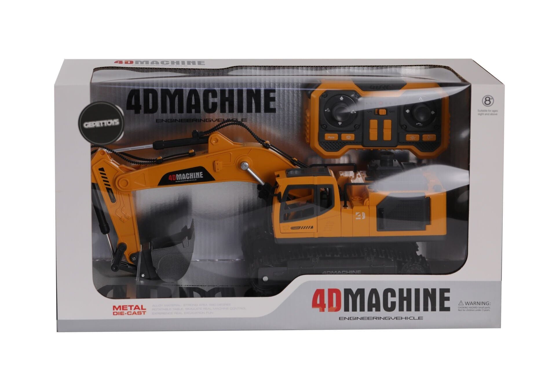 4D-E1 Metal Ağizli Duman Atan Farkli Kontrollü Excavator