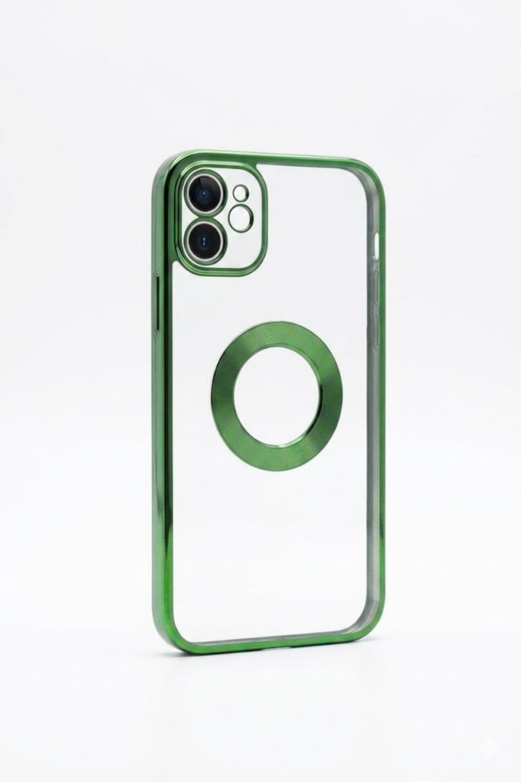 Iphone 11 Kamera Korumalı Silikon Telefon Kılıfı Yeşil