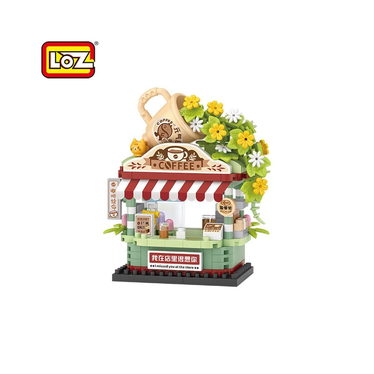 Lz-8852 Loz Kahve Dükkani 290 Parça Block Oyuncak