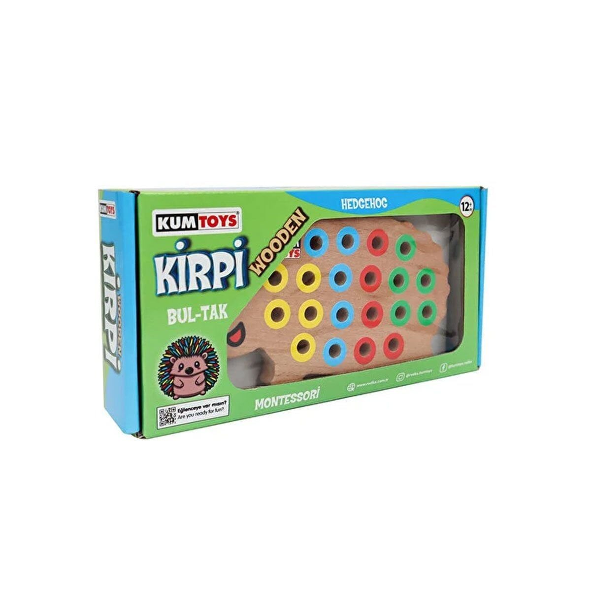 Km5655 Ahşap Kirpi Bultak-Kumtoys