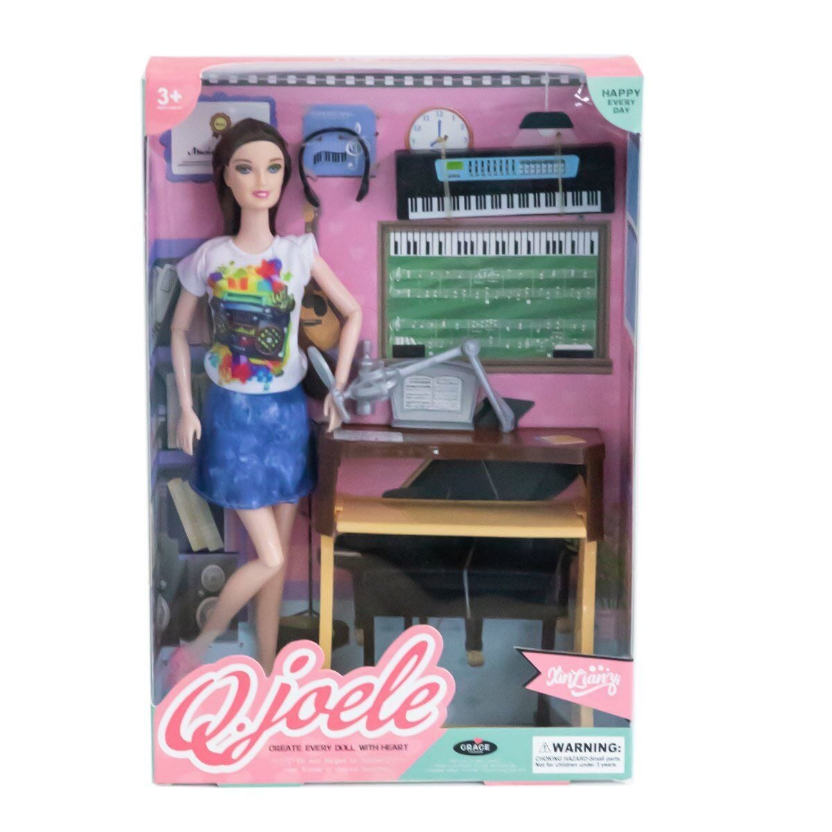 L5748K Piano Çalan Müzisyen Bebek-Canem Oyuncak
