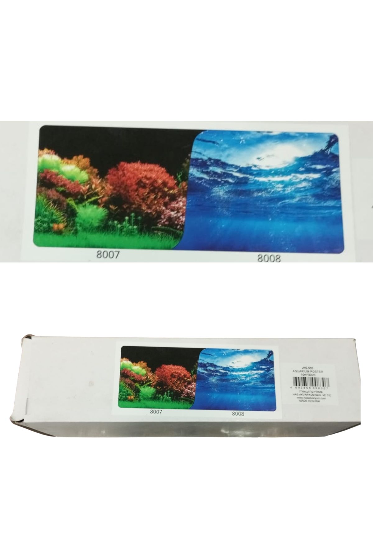 Çift Taraflı Akvaryum Arka Fonu (Akvaryum Posteri) 40 Cm