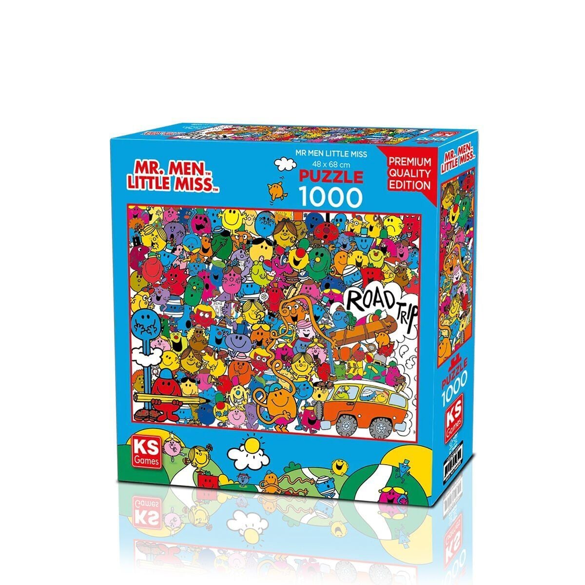 14452 Puzzle 1000 Mr Men Li̇sansli 1000 Parça Yeti̇şki̇n Puzzle
