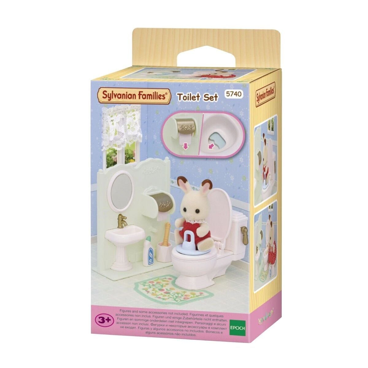 5740 Sylvanian Families Tuvalet Seti (Figürler Dahil Değildir) +3 Yaş